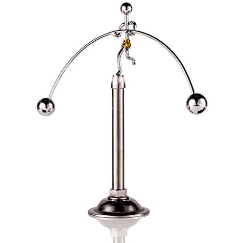 Sunnytech Steel Balance Toy Weightlifter Kinetic Art Balance Toy Balancing Decompressive Science Psychology Home Offic Decor Desk Decor WJ049 - Image 1