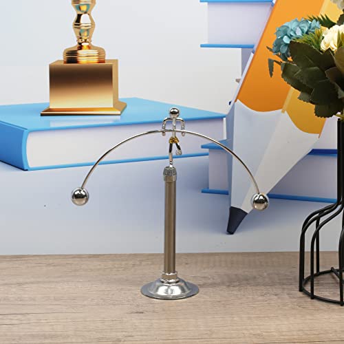 Sunnytech Steel Balance Toy Weightlifter Kinetic Art Balance Toy Balancing Decompressive Science Psychology Home Offic Decor Desk Decor WJ049 - Image 3