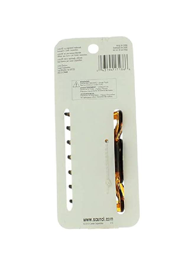 Scunci 1718603A048 Tortoise Shell No Slip Grip Jaw Clip - Image 4