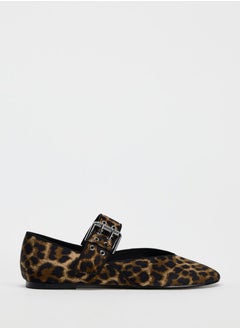 Zara Animal print ballet flats  - Image 1