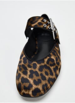 Zara Animal print ballet flats  - Image 2