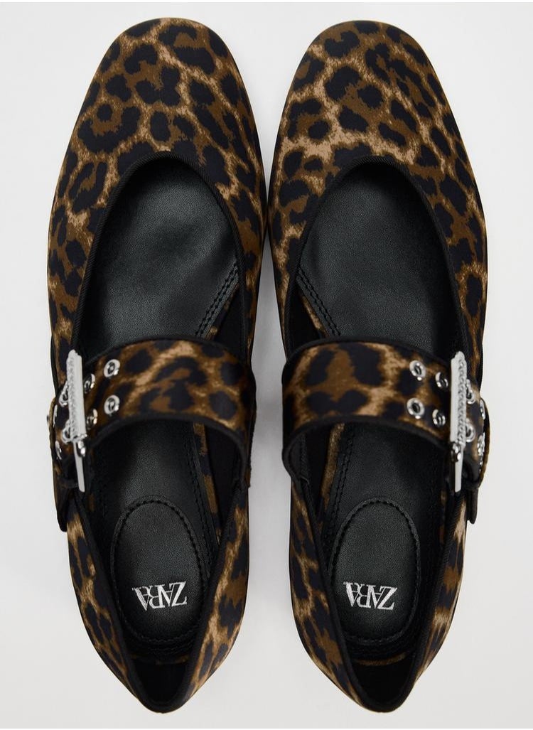 Zara Animal print ballet flats  - Image 4