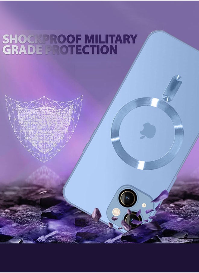 CATANES - iphone 14 Case and Cover With MagSafe Built-in High-Grade TPU Material Sky Blue - Image 1