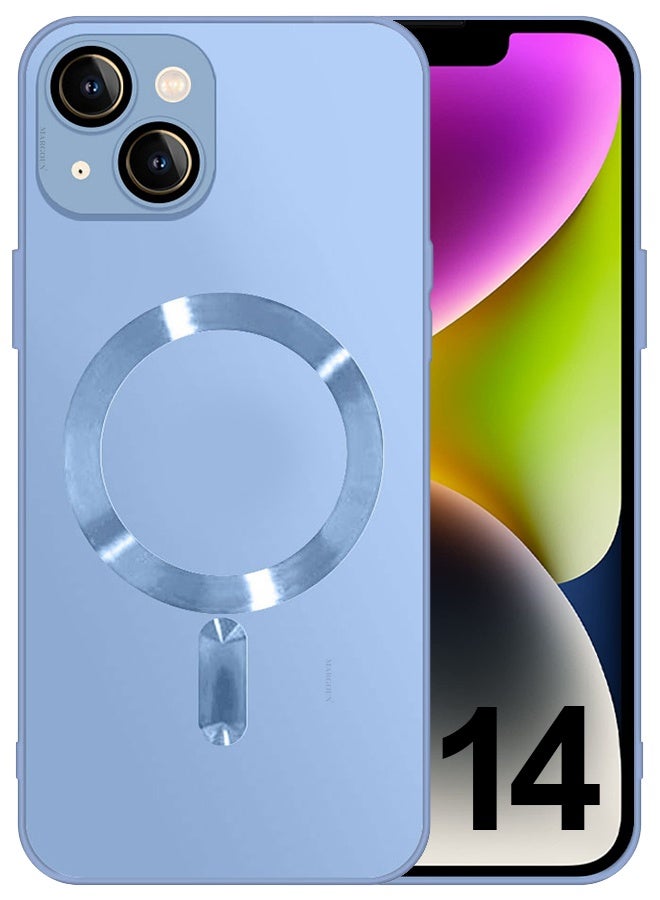 CATANES iphone 14 Case and Cover With MagSafe Built-in High-Grade TPU Material Sky Blue  - Image 1
