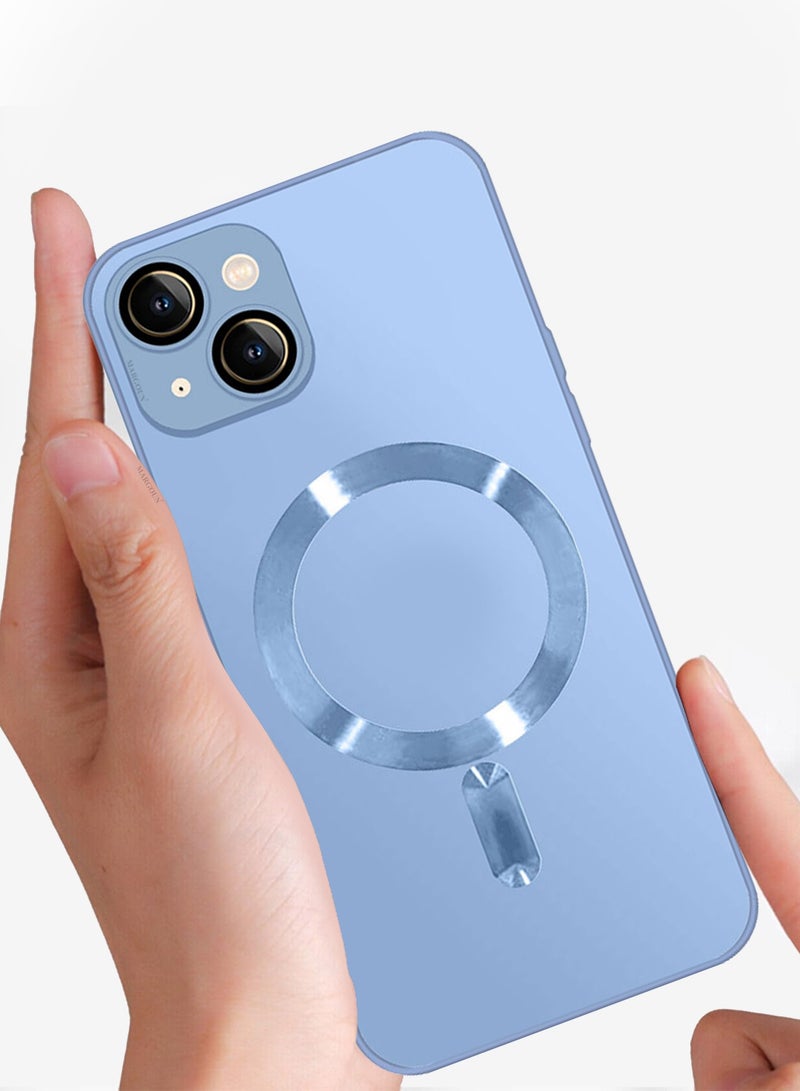CATANES iphone 14 Case and Cover With MagSafe Built-in High-Grade TPU Material Sky Blue  - Image 4