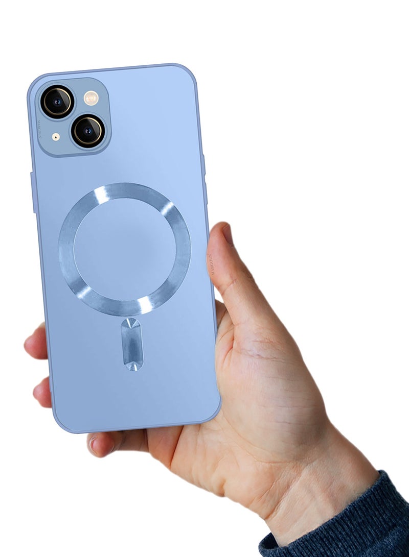 CATANES iphone 14 Case and Cover With MagSafe Built-in High-Grade TPU Material Sky Blue  - Image 3