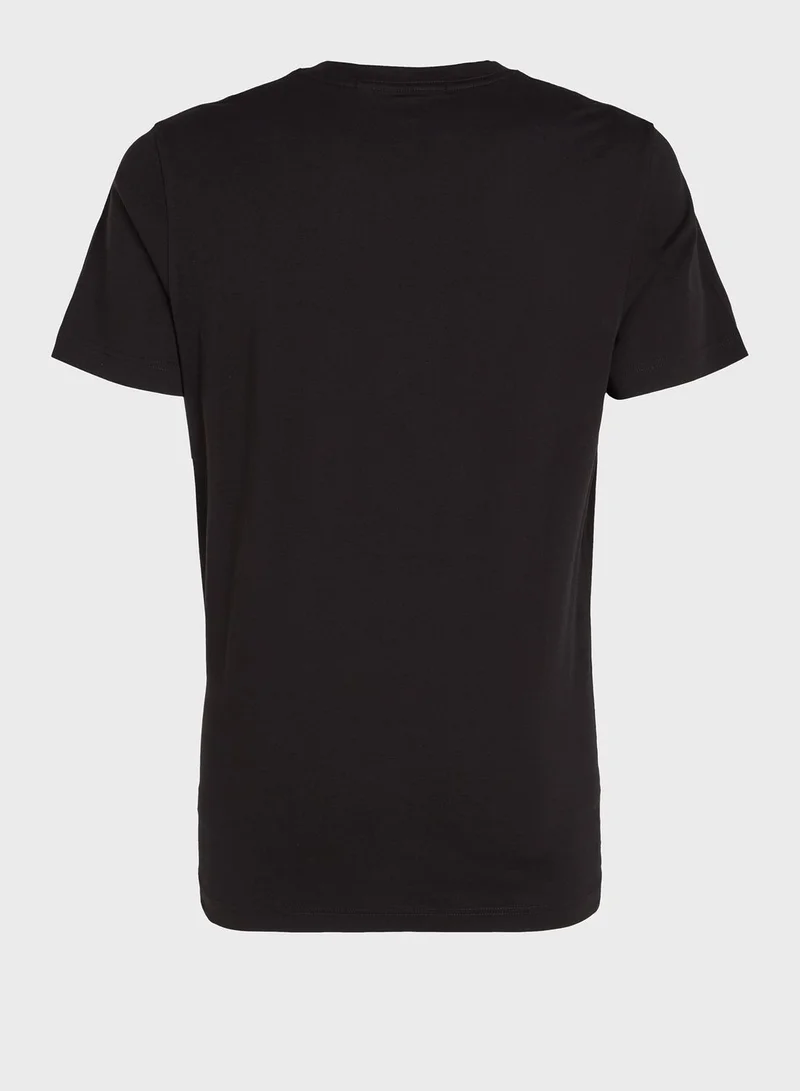 Calvin Klein Jeans Disrupted Outline Monologo T-Shirt