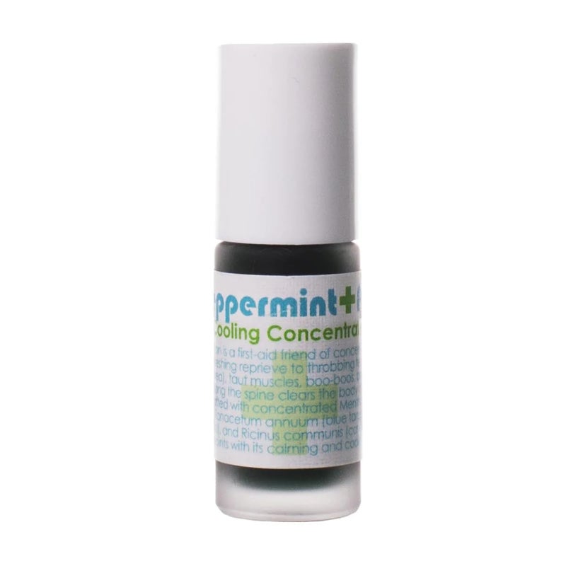 Living Libations LIVING LIBATIONS - Organic Peppermint Pal Roll-On Essential Oil Blend | Natural, Wildcrafted, Vegan Clean Beauty 