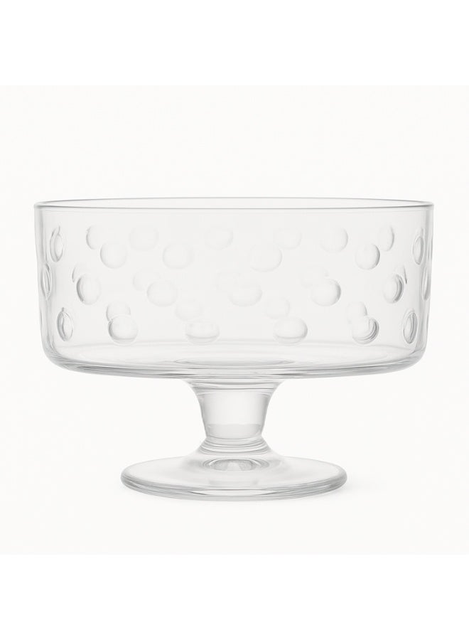 وعاء سلطة زجاجي، أوعية تقديم طعام شفافة، وعاء خلط سلطة الخضار، وعاء حلوى الفاكهة للمطبخ المنزلي - Image 1