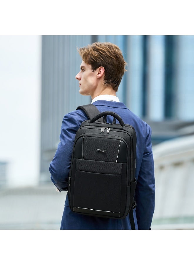 RAHALA SH50 Fashionable and stylish 15.6-inch laptop backpack with USB charging ports - computer and college bag - Image 3