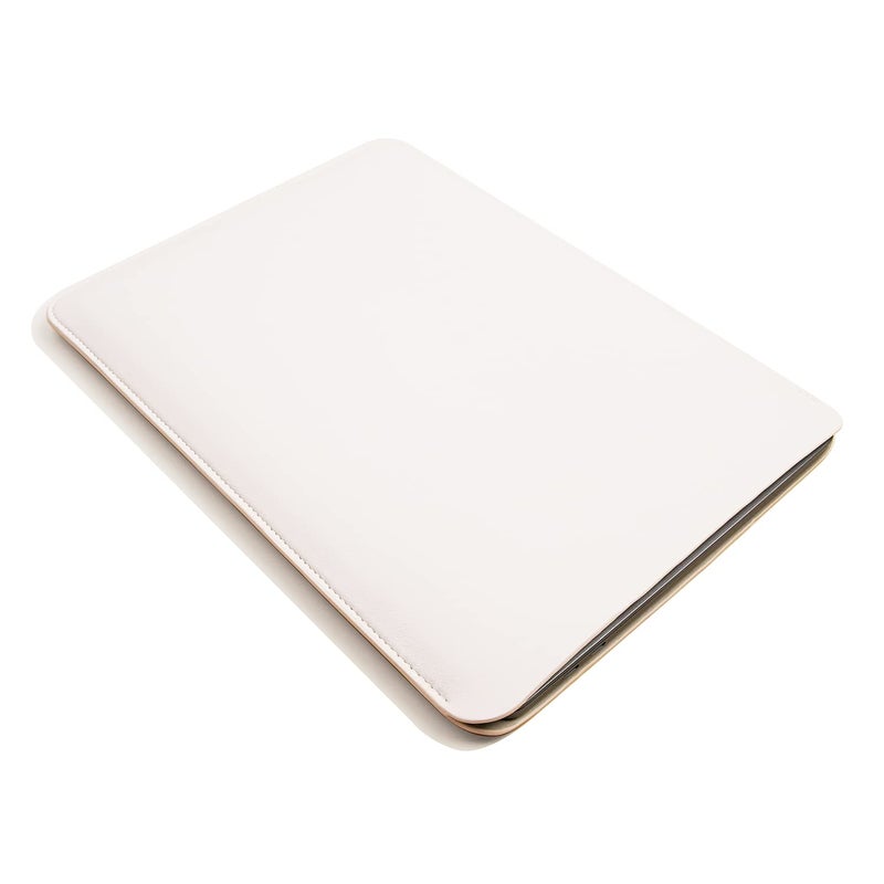 Benfan Slim Laptop Sleeve 13 Inch Compatible with New MacBook Air 13/ MacBook Pro 13 Color White - Image 1