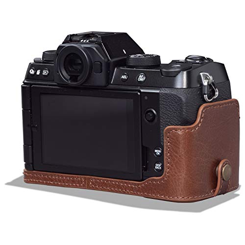 MegaGear MG1962 Ever Ready Genuine Leather Camera Half Case Compatible with Fujifilm X-S10 - Brown - Image 5