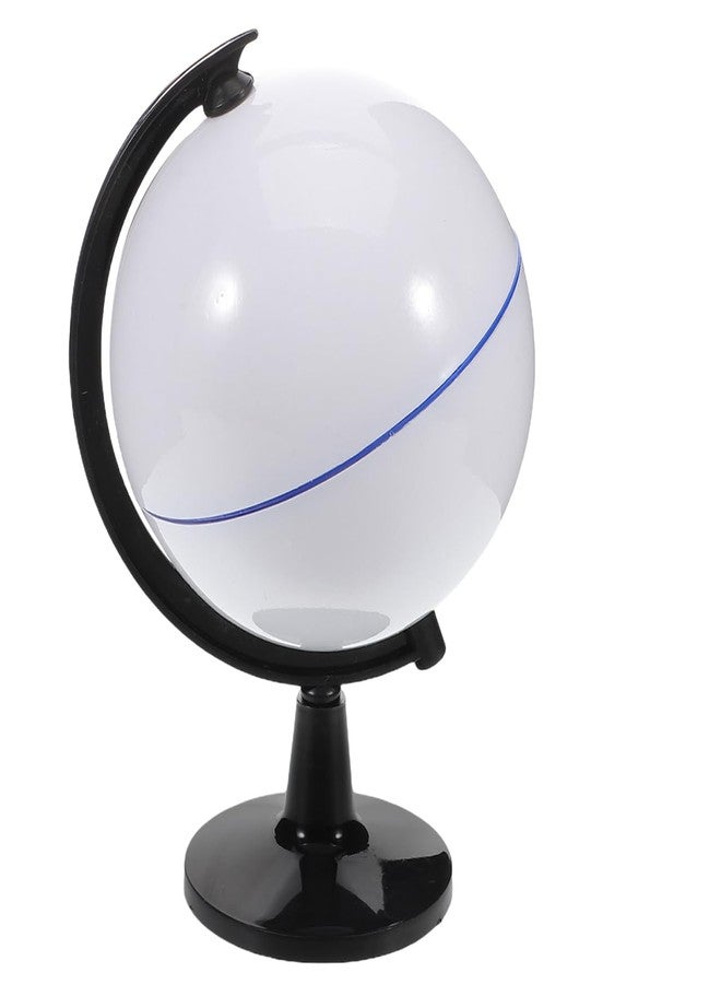 Vaguelly Diy Blank Globe Toy with Stand Rewritable Plastic Earth Model for Kids Geography Learning Interactive Educational Tool Creative Drawing Globe for Classroom and Home - Image 1