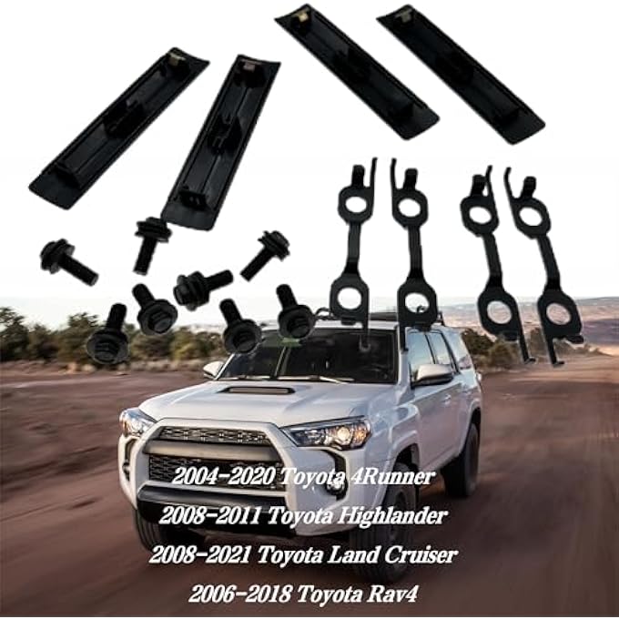 rayihni Roof Rack Removal Delete KIT for Toyota 4Runner Highlander Rav4 Land Cruiser Replace 75596-35030 63185-42020 90119-08C47 - Image 3