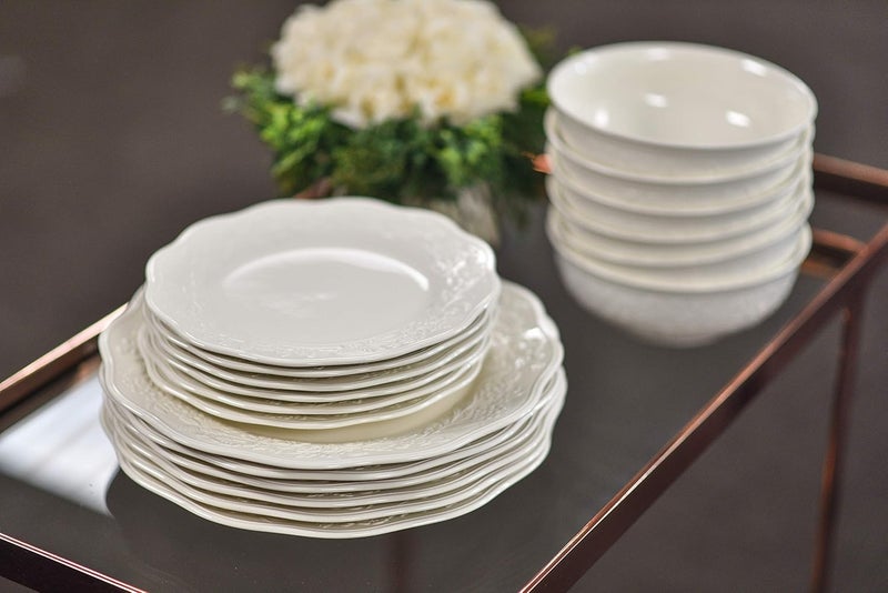 Red Vanilla Country Villa CerealCoupe Bowl 30oz Set of 4 1 White - Image 5