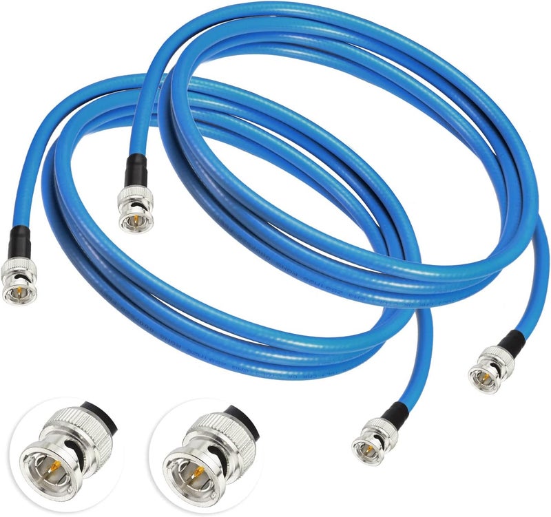 Superbat SDI Cable BNC Cable 3G/6G/12G HD-SDI Cable (Belden 1694A，6ft Supports HD-SDI/3G-SDI/4K/8K Camera SDI Video Cable Precision Video Cable (2Pcs) - Image 1