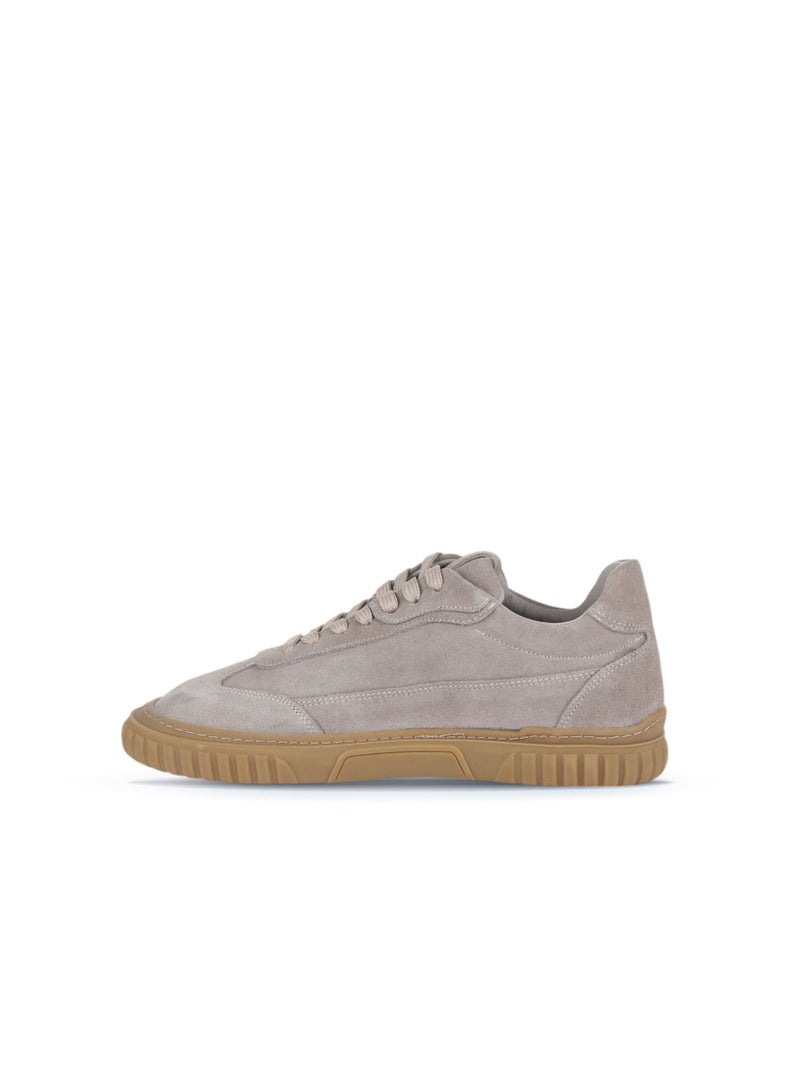 BUENO Men's Leather Sneakers – Sleek Lace-Up Trainers with Textured Finish and Low-Profile Sole for Everyday Wear - Image 3