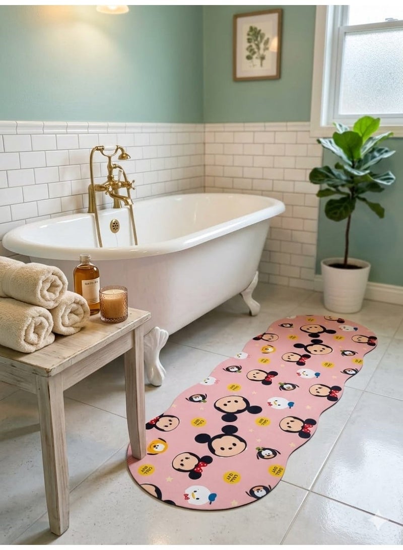Home Mat Oil Proof Non-Slip Kitchen Mat Set of 2 - Image 2