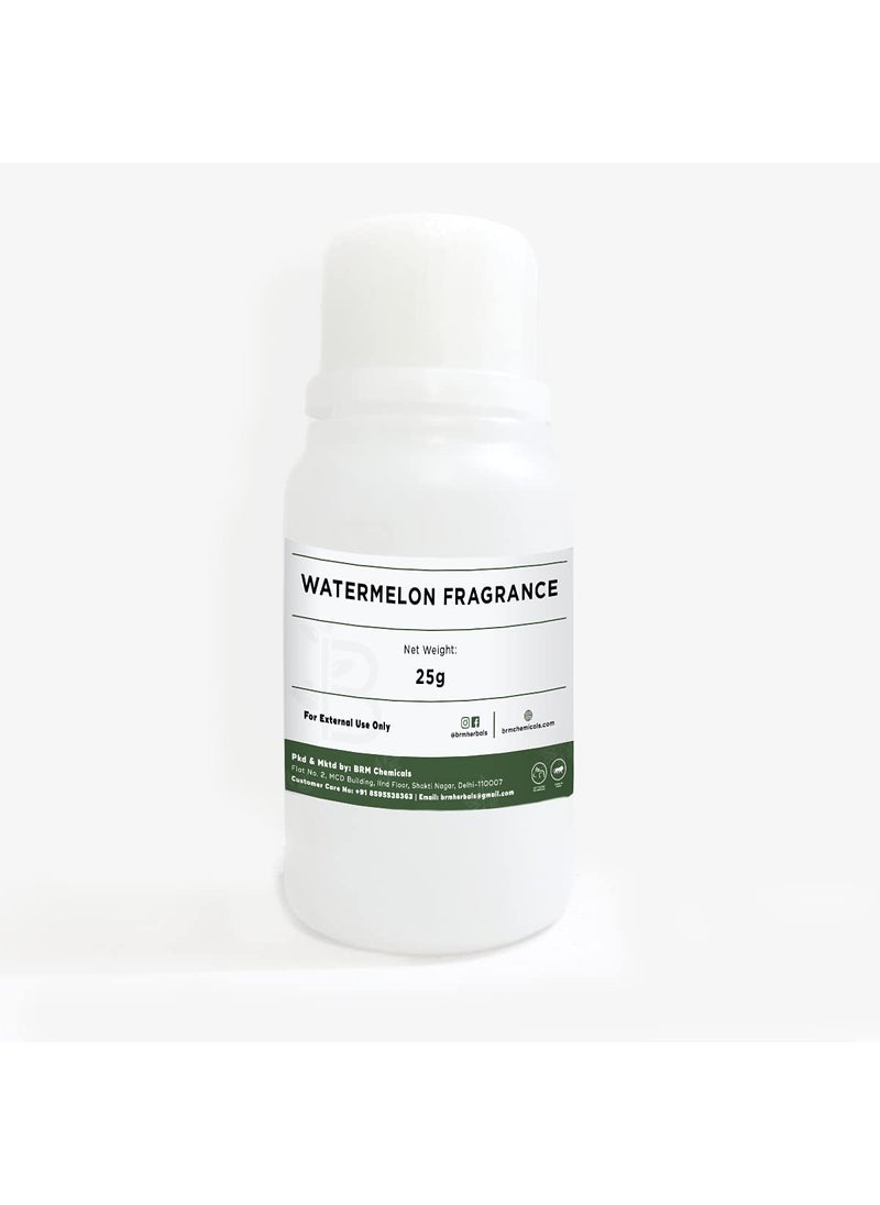 BRM HERBALS BRM Herbals Watermelon Fragrance Oil 25 Grams For Soap Making Candle Making Shampoo Cosmetics Lotions Creams Face Wash Diy Personal Care For Face Hair Skin Body Oil Soluble  - Image 1