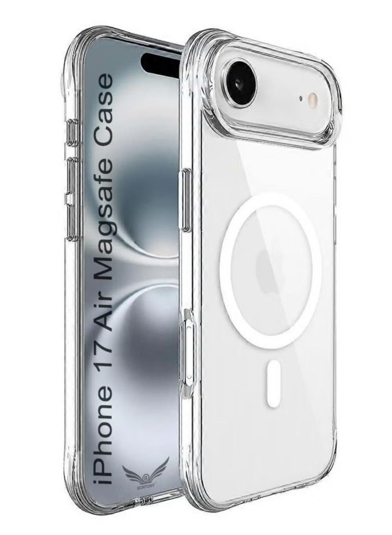 iPhone 17 Air Case Cover Clear Mag Safe Non-Yellowing Case iPhone 17 Air Bumper Drop Protection Scratch-Resistant Cover - Image 1