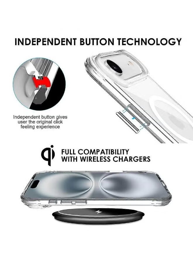 iPhone 17 Air Case Cover Clear Mag Safe Non-Yellowing Case iPhone 17 Air Bumper Drop Protection Scratch-Resistant Cover - Image 2