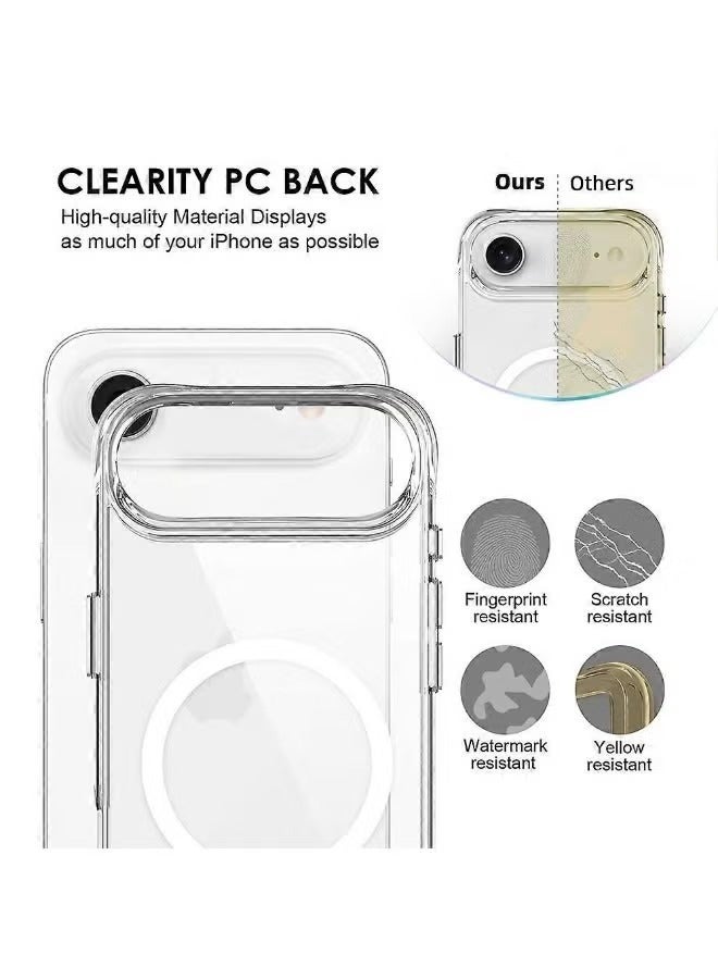 iPhone 17 Air Case Cover Clear Mag Safe Non-Yellowing Case iPhone 17 Air Bumper Drop Protection Scratch-Resistant Cover - Image 4