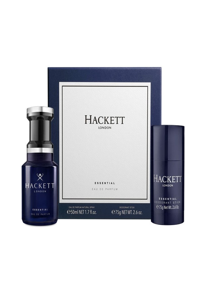 Hackett Essential Gift Set EDP - 50ml + AS/SG (wip) - For Men - Image 2