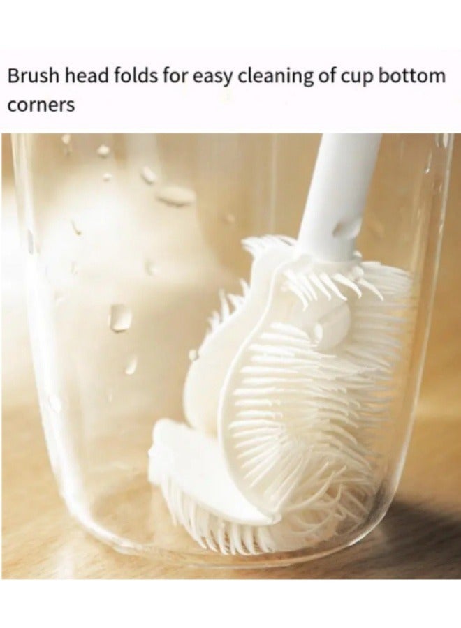 Household Extended Cup Brush Bottle Brush Kettle Water Cup Bottle Cleaning Brush  - Image 5