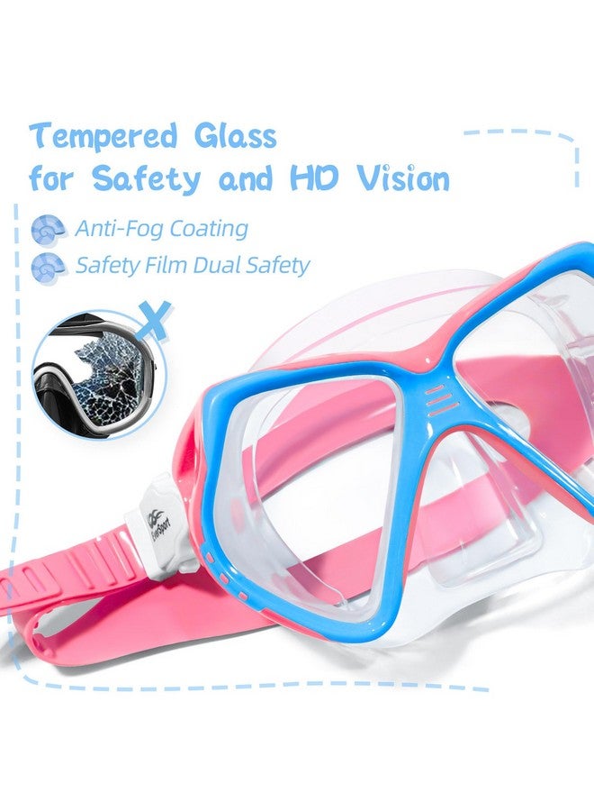 EverSport Kids Swim Goggles With Nose Cover Swimming Goggles For Kids 614 Youth Diving Mask For Child Boys Girls - Image 5