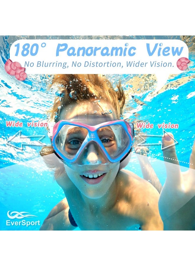 EverSport Kids Swim Goggles With Nose Cover Swimming Goggles For Kids 614 Youth Diving Mask For Child Boys Girls - Image 4