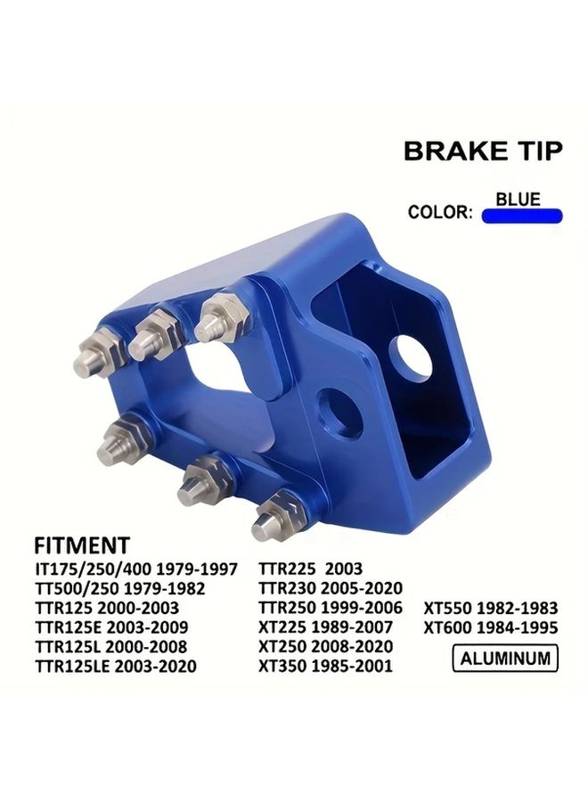 Blue Brake Pedal Tip for Yamaha Motorcycle Models 1979 to 2020 - Image 4