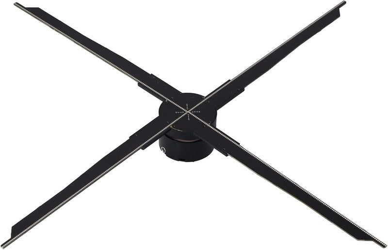 Junlucki Fan Projector Display, 3D Hologram Advertising Fan APP Control Advertising Player Video Projectors 3D Hologram Advertising Projecting Fan for Department Store/Shopping Mall/Bars, 110-240V(#3) - Image 1