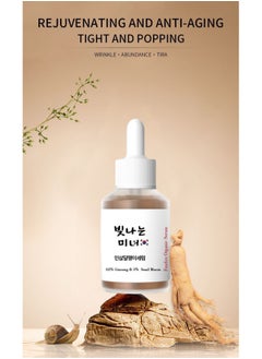 Fearlex Organic Revive Serum with 63% Ginseng & 3% Snail Mucin | Face Serum to increase Skin Elasticity, Rejuvenates, Protects and Repairs Dull Skin  - Image 4
