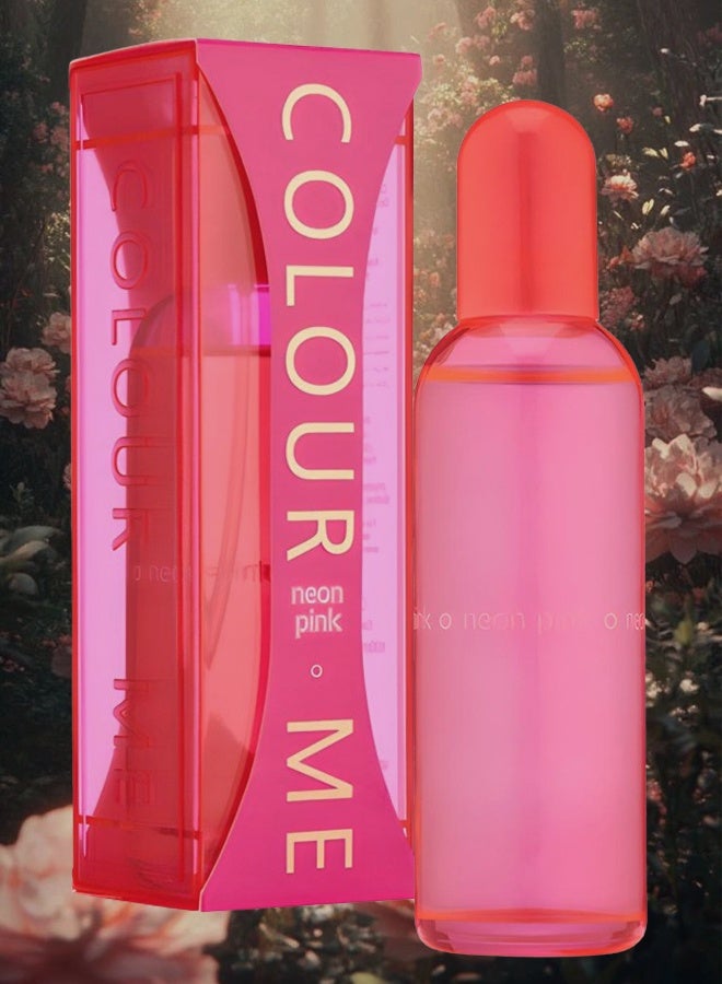 كولور مي 3 قطع عطر كلر مي نيون بينك للنساء 100 مل - Image 2