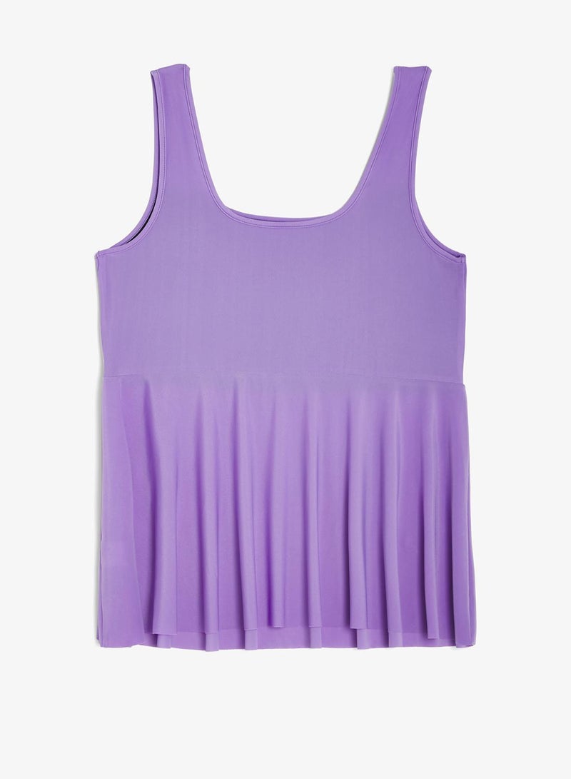 Ella Plus Square Neck Swimsuit With Shorts - Image 5