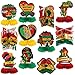 Pickmesh 12 Pieces Black History Month Party Decorations 3D Black History Honeycomb Centerpieces Table Decor African American BHM Festival Decorations Table Toppers for Party Supplies - Image 2