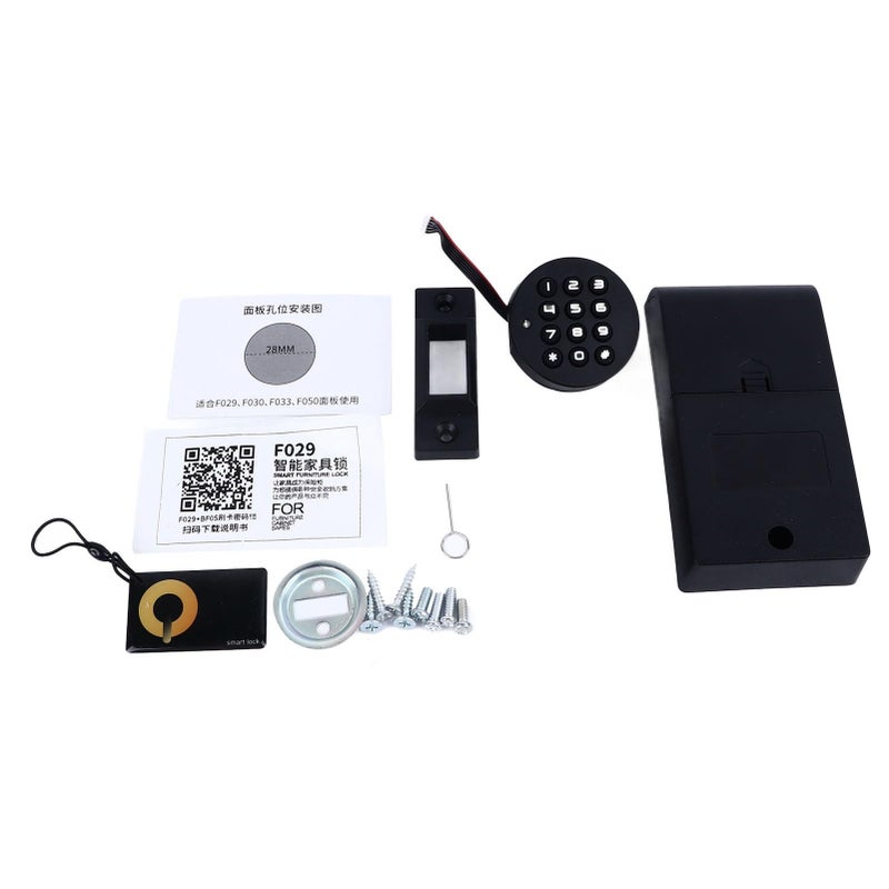 Digital Touch Keypad Smart Cabinet Lock RFID Card Keyless Password Entry 9x7x2cm High Security Auto Memory - Image 2