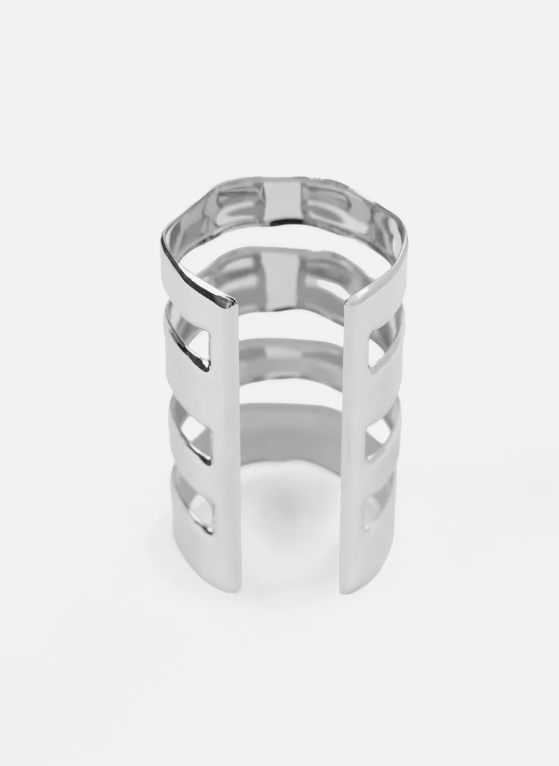 Lichi  Wide glossy metal bracelet for Women | Best Price UAE