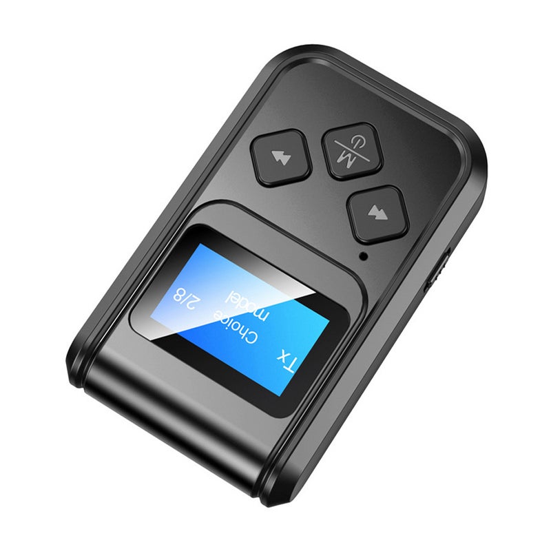 T15 BT 5.0 Wireless Audio Transmitter Receiver V8309_P Black - Image 3