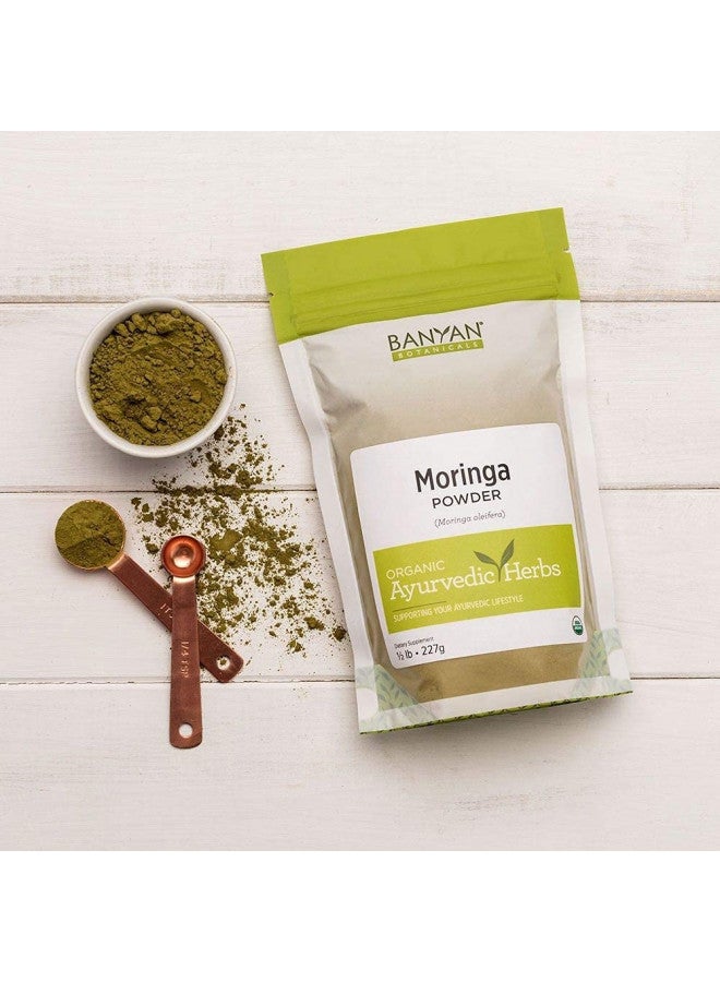 Banyan Botanicals Banyan Botanicals Moringa Leaf Powder - USDA Certified Organic - Moringa Oleifera - Sun Dried - Raw Herbal Superfood - Natural Energy Boost for Optimal Wellness *  - Image 5
