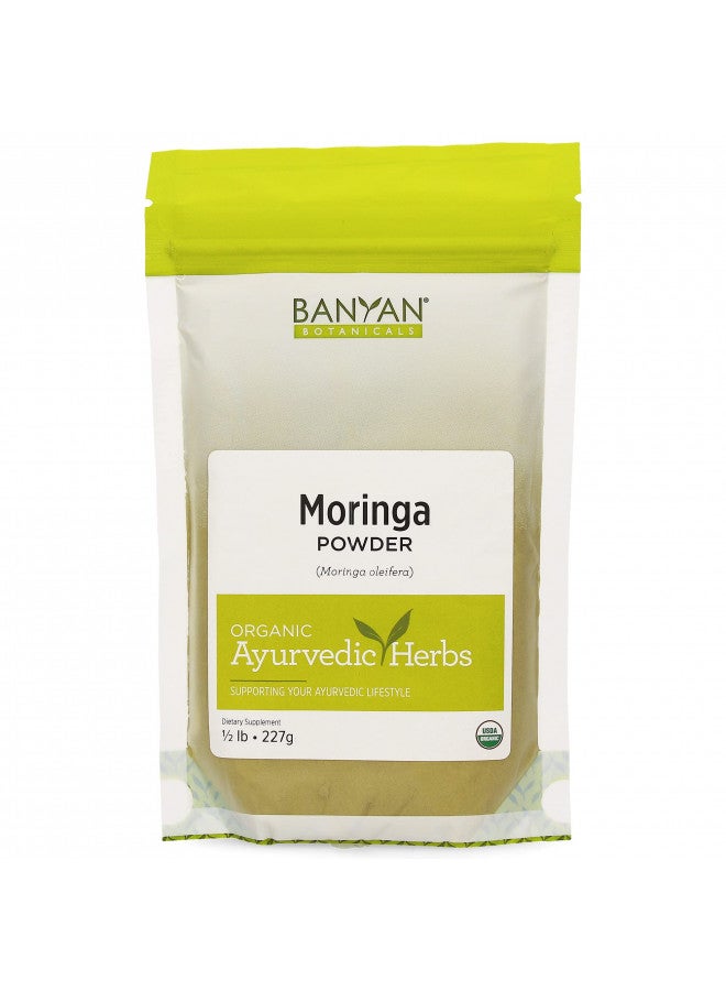 Banyan Botanicals Banyan Botanicals Moringa Leaf Powder - USDA Certified Organic - Moringa Oleifera - Sun Dried - Raw Herbal Superfood - Natural Energy Boost for Optimal Wellness *  - Image 1