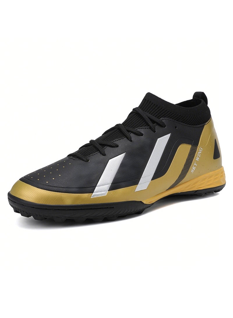 جناح السماء حذاء كرة قدم للجنسين، خفيف الوزن، نظام رباط IC/IN، نعل متعدد الألوان، حذاء كرة قدم للرجال والنساء مع دعم للكاحل، مناسب للمبتدئين واللاعبين المتقدمين - Image 2