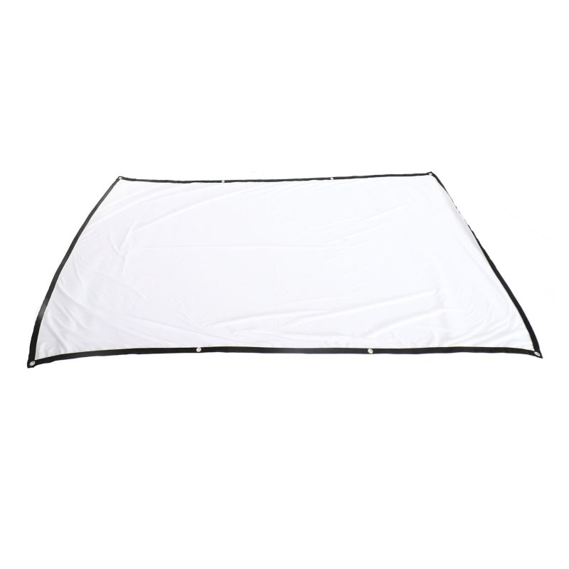 100 Inch Projector Screen 16:9 Wide Projection Ratio Polyester Fabric - Foldable Design Portable Projector Screen with Precise Holes for Home Theater Outdoor Education - Image 2