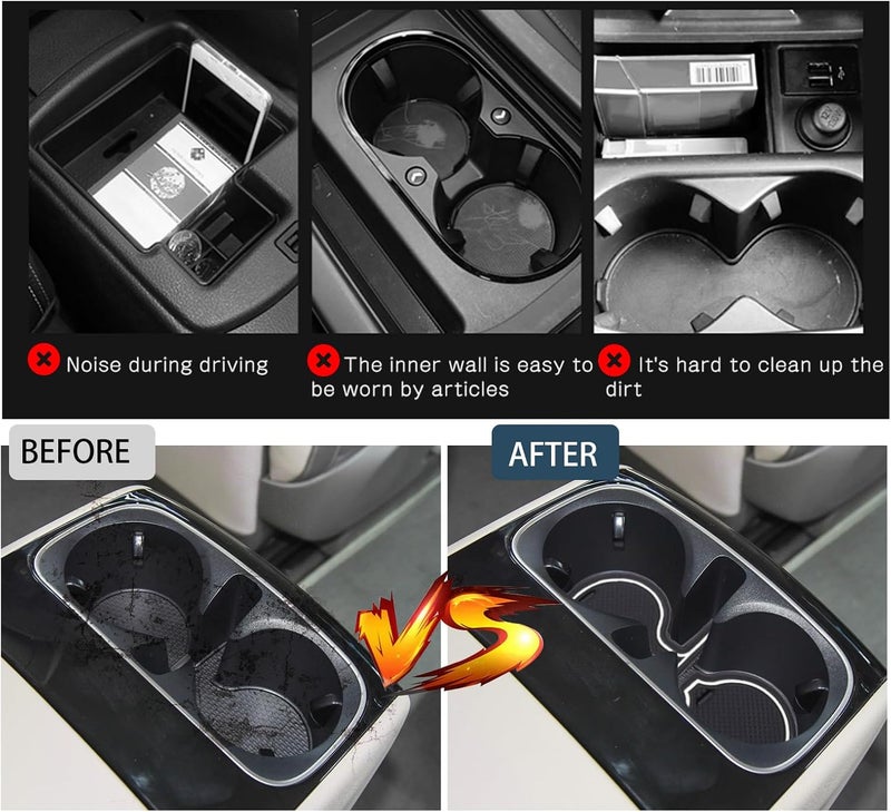 RUIYA 2025 Carnival Door Slot Mats for Kia Carnival - 17 PCS Anti-Slip Interior Mats - Image 4