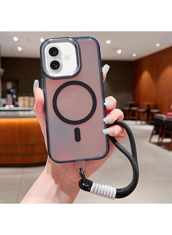 إيروريكس جراب هاتف ماجسيف برايت شادو متغير اللون لهاتف آيفون 16 مع حزام معصم - Image 1