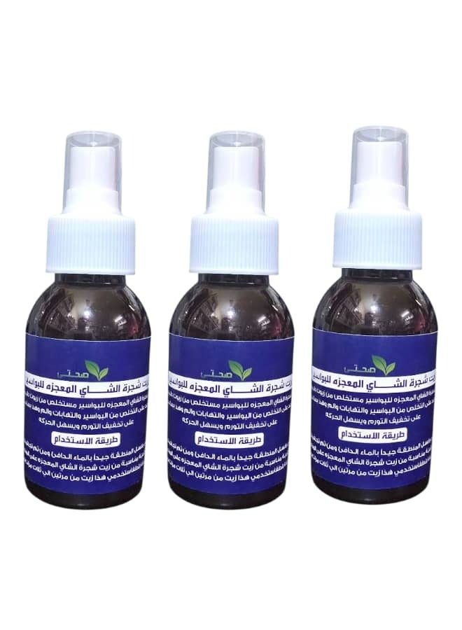 Miracle Tea Tree Oil for Hemorrhoids - 3 Pieces