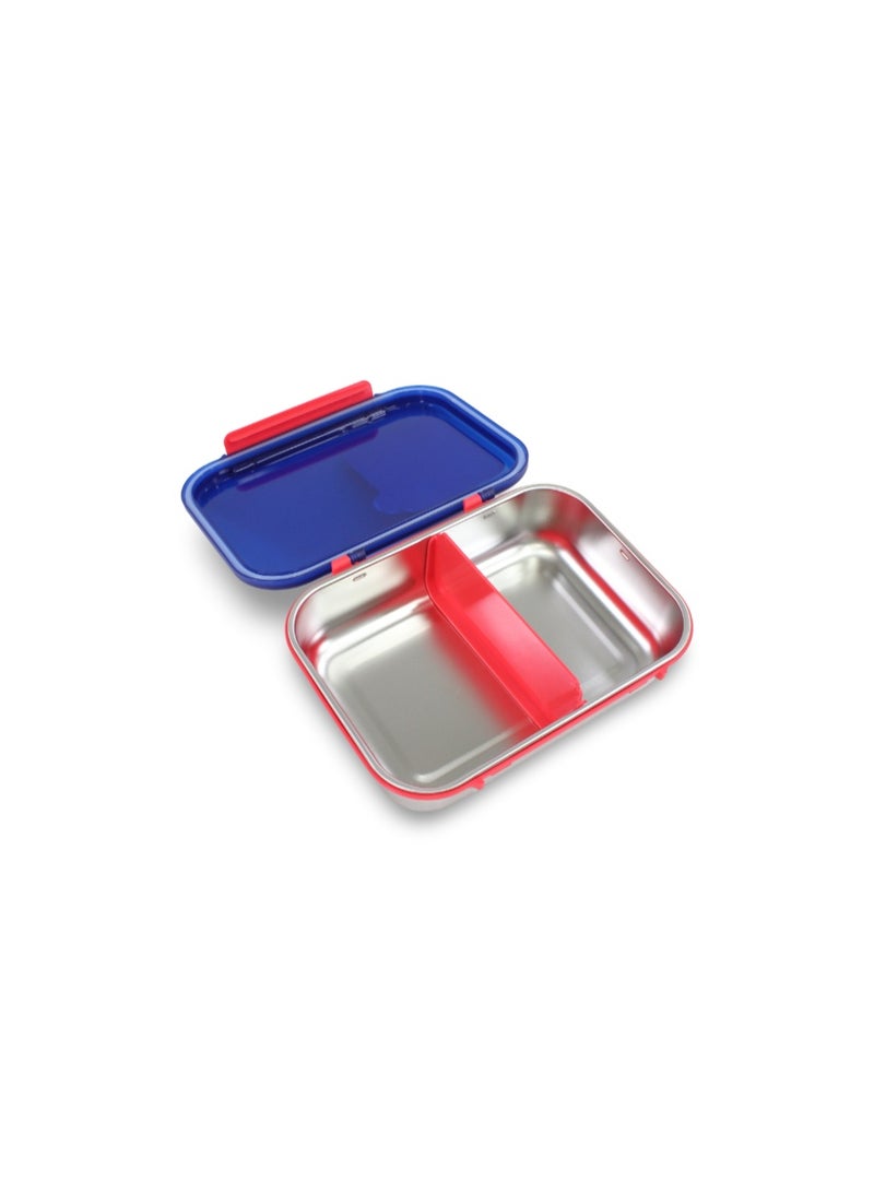 Smash Stainless Steel Hinged Bento Lunch Box 1.8L – Blue - Image 4