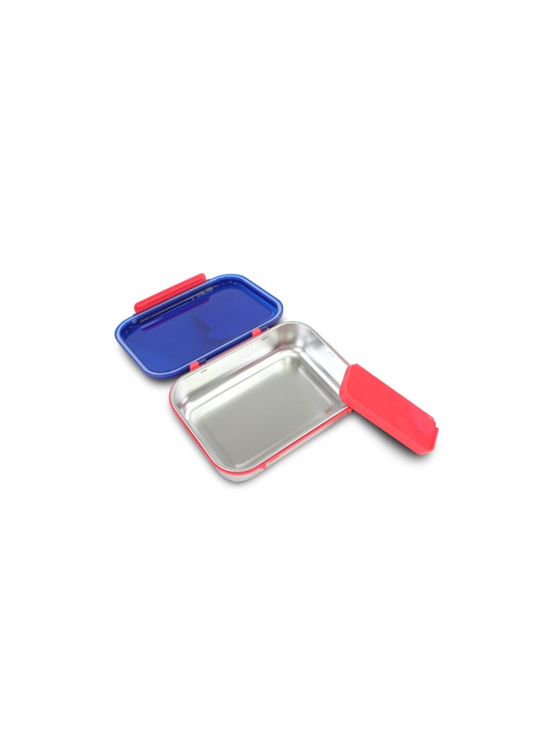 Smash Stainless Steel Hinged Bento Lunch Box 1.8L – Blue - Image 2