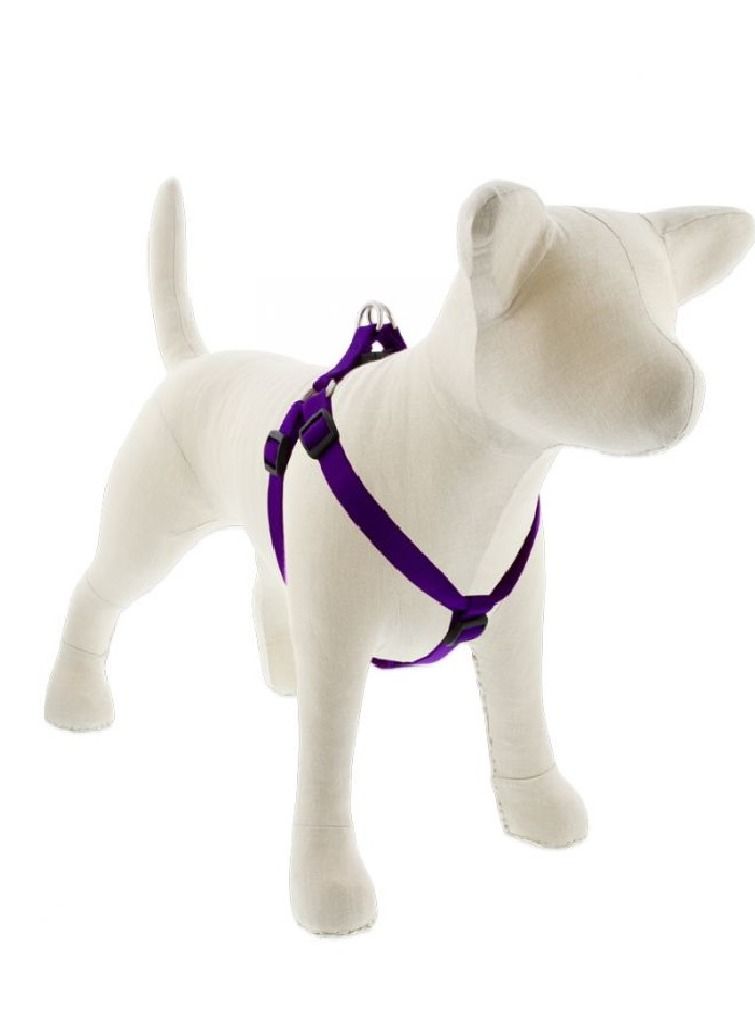 Medium Dog Basics Step In Harness 3/4 Belt Purple