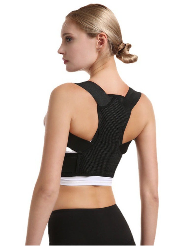 Beauenty - Adjustable Back Corrector Corset To Correct Body Posture Clavicle Spine Shoulder And Lumbar Support Gray Color Size - Image 1
